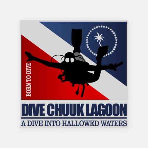 Dive Chuuk Lagoon DF2 Sticker
