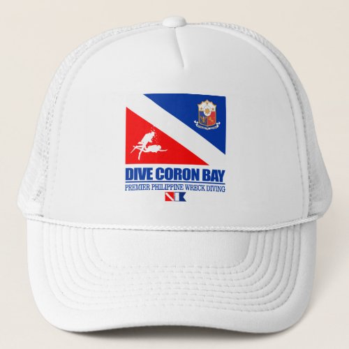 Dive Coron Bay sq Trucker Hat