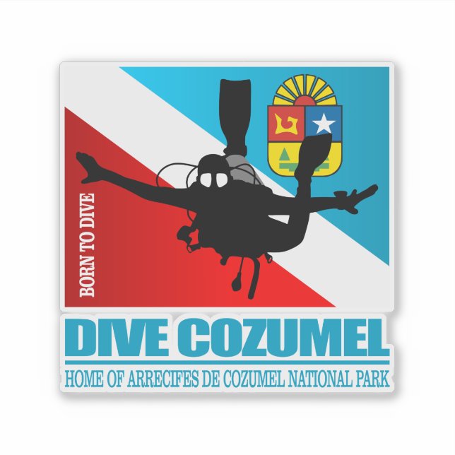 Dive Cozumel DF2 Sticker (Front)