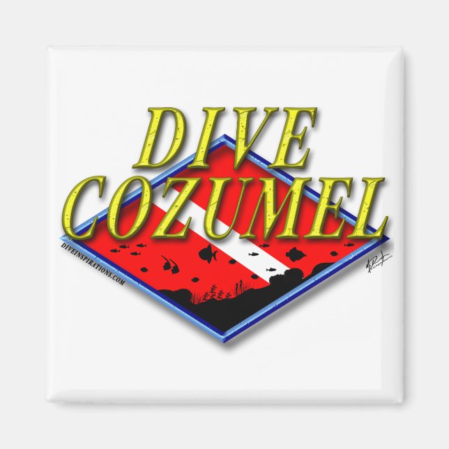 Dive Cozumel Magnet (Front)