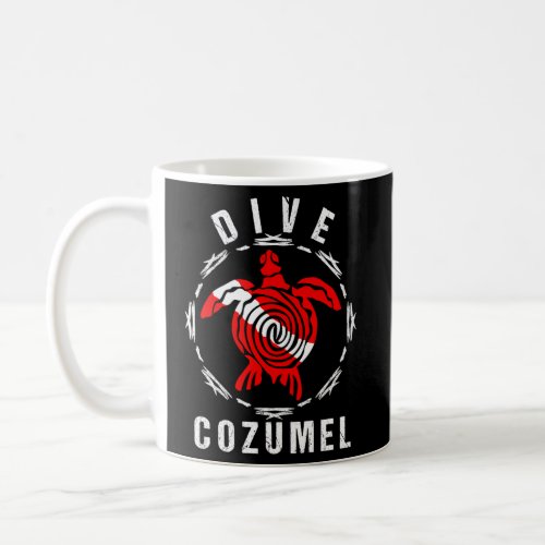 Dive Cozumel Tribal Coffee Mug
