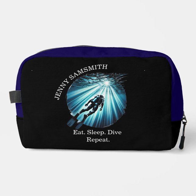 Dive Deep, Live Bold: Scuba Fun! Dopp Kit (Front)