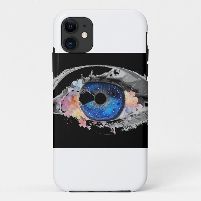 Dive Deep with this Stunning Eye iPhone Case (Back)