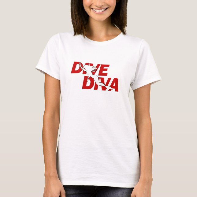 Dive Diva T-shirt (Front)