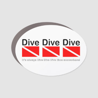 DIVE DIVE DIVE Car Magnet