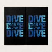 Dive Dive Dive - Scuba Diver Underwater Diving (Outside Unfolded)
