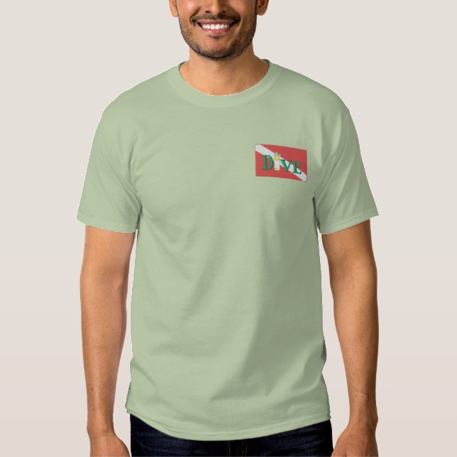 Dive Embroidered T-Shirt (Front)