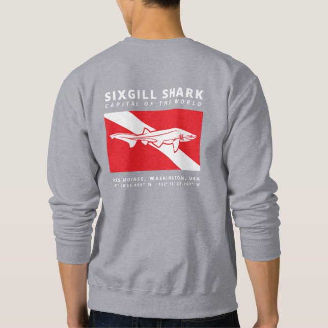 Dive Flag Dark Shirt (Back)