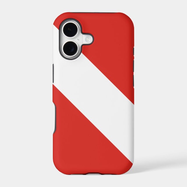 Dive Flag Iphone Case (Back)