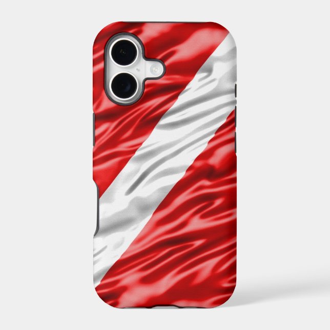 Dive Flag Iphone Case (Back)
