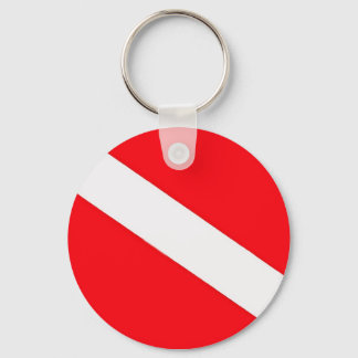 Dive Flag Key Chain