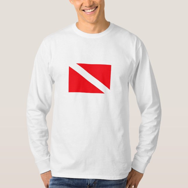 Dive Flag Long Sleeve Shirt (Front)