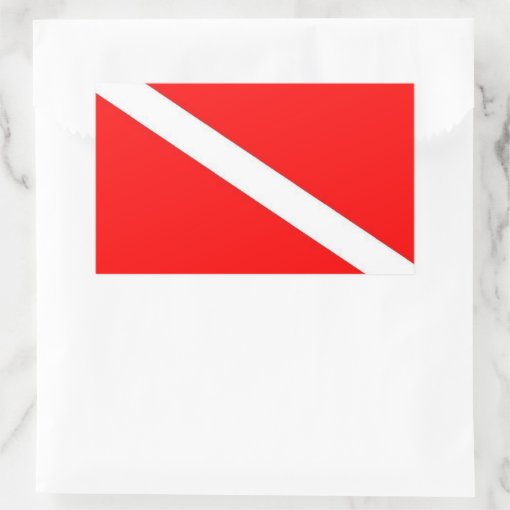 Dive Flag Sticker Zazzle
