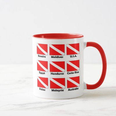 Dive Flags of the World Mug