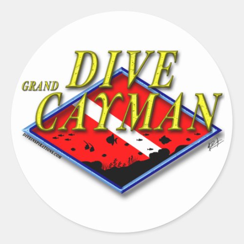 Dive Grand Cayman Sticker