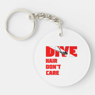Dive Hair Don’t Care Keychain