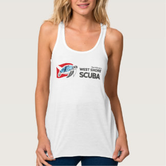 Dive Hair, Don't Care Women's Fitted Tank Top