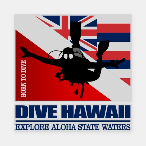 Dive Hawaii DF2 Sticker