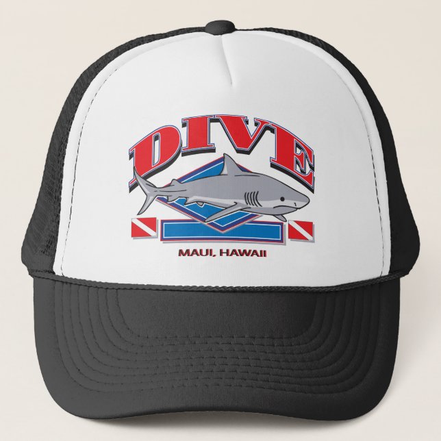 Dive Hawaii, Trucker Hat (Front)