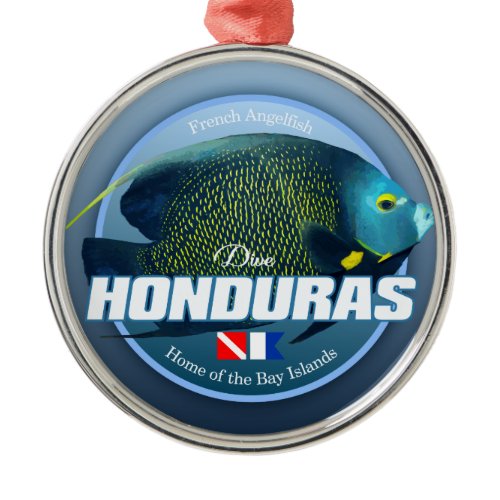 Dive Honduras (DD2) Metal Ornament
