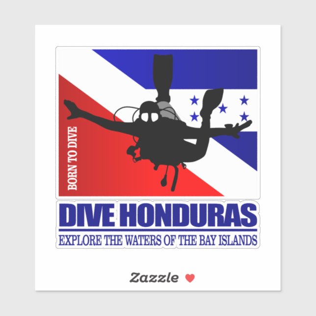 Dive Honduras DF2 Sticker (Sheet)