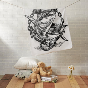 DIVE IN SEA! BABY BLANKET