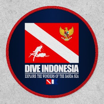 Dive Indonesia Apparel Patch by NativeSon01 at Zazzle