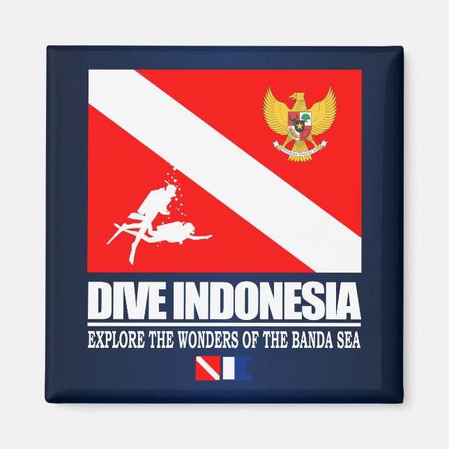 Dive Indonesia Magnet (Front)