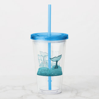 Dive into a Good Book Acrylic Tumbler