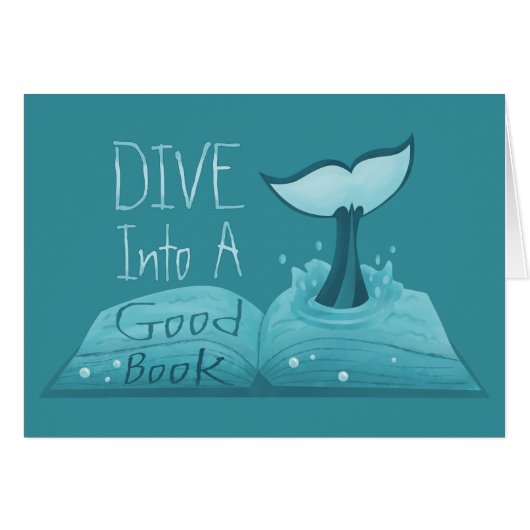 Dive into a Good Book Cards (Front Horizontal)