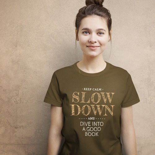 Dive Into a Good Book Personalized T_Shirt