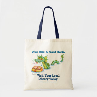 Dive Into A Good Book. Tote Bag