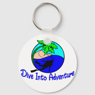 Dive Into Adventure Keychain