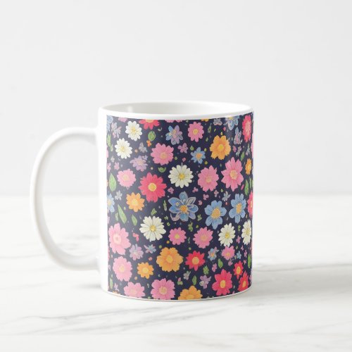  Dive into Delight with Flower_Infused Coffee  Te Coffee Mug