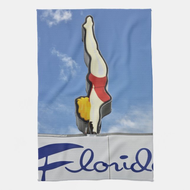 Dive into Florida Towel (Vertical)