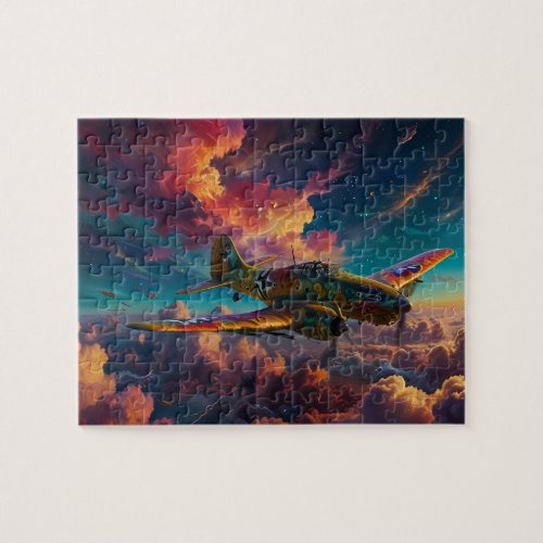Dive into History Junkers Ju 87 German Fighter Jigsaw Puzzle