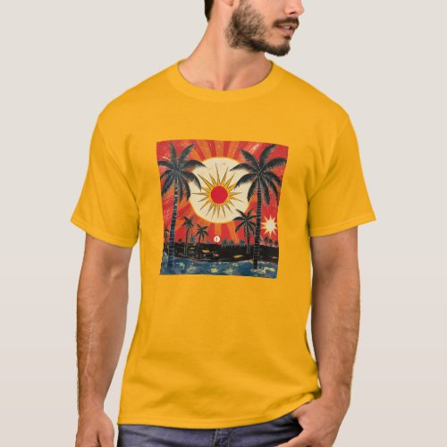 Dive into Ocean Bliss with this Artistic T_Shirt