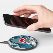 Dive into Power: Personalized Shark Wireless Charger (Hand)