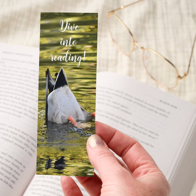 Dive into Reading Dunking Duck Photo Bookmarks (Hand)