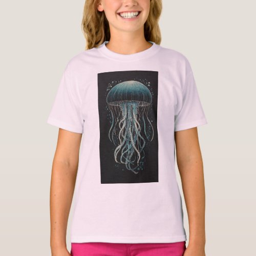 Dive Into Style Jellyfish Inspired T_Shirt 