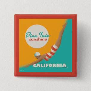Dive Into Sunshine   California Button