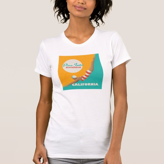 Dive Into Sunshine | California T-Shirt (Front)