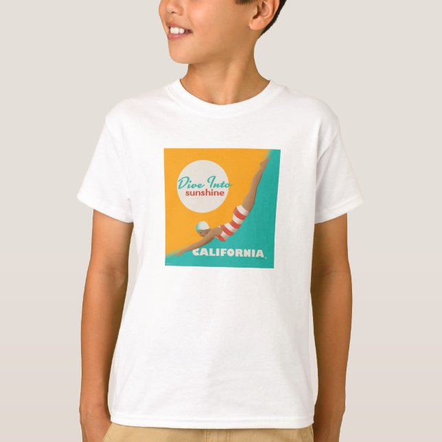 Dive Into Sunshine | California T-Shirt (Front)