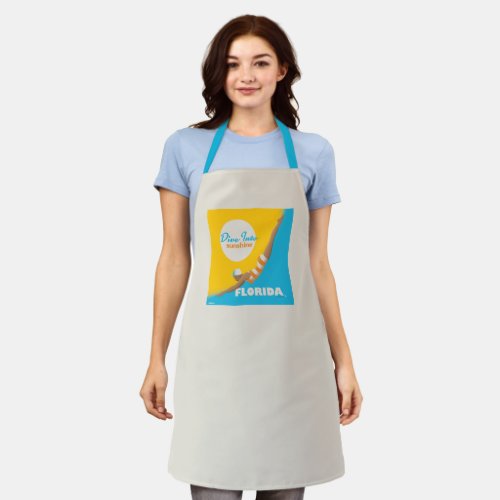 Dive Into Sunshine  Florida Apron