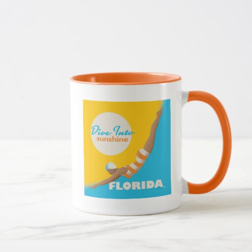 Dive Into Sunshine  Florida Mug