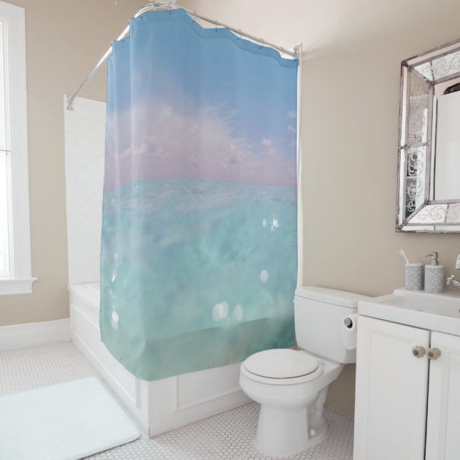 Dive into the Caribbean Sea 3 Shower Curtain (In Situ)