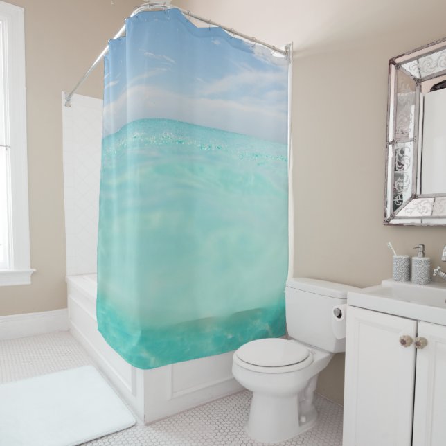 Dive into the Caribbean Sea 4 Shower Curtain (In Situ)