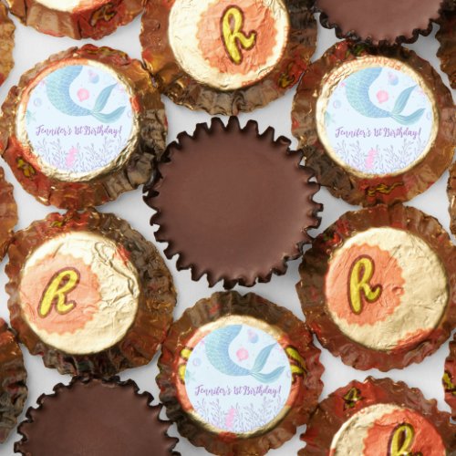 Dive into the Magic Mermaid Theme Birthday Party Reeses Peanut Butter Cups