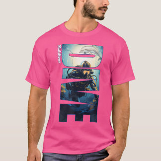 Dive Maldives Scuba Diving Snorkeling T-Shirt