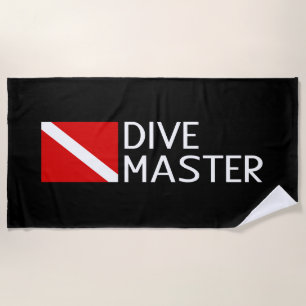Dive Master Beach Towel